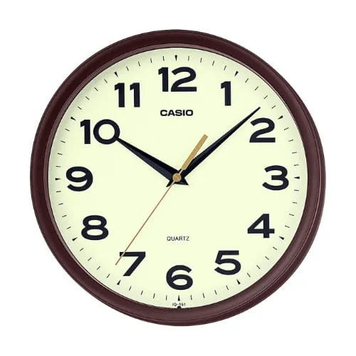 Casio IQ-151-5DF Classic Analog Wall Clock