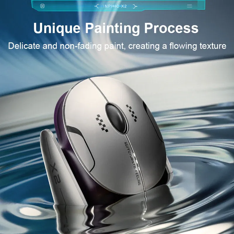 Inphic X2 Bluetooth And 2.4G Wireless Mouse For PC 2