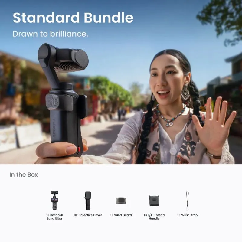 Insta360 Luna Ultra Dual Lens 8K Action Camera 3