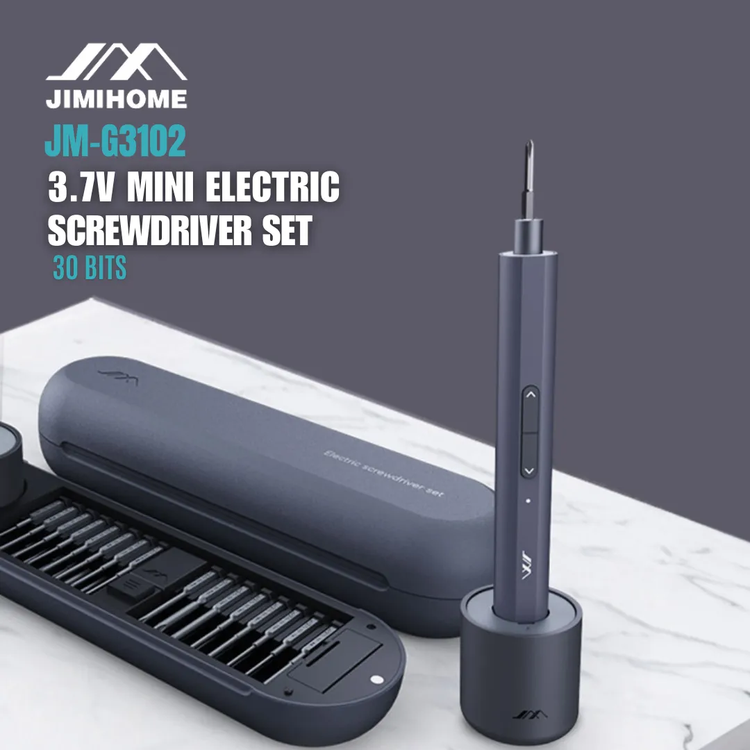 JIMIHOMEJM G3102 37V Mini Electric Screwdriver Set 30 Bits 1 1