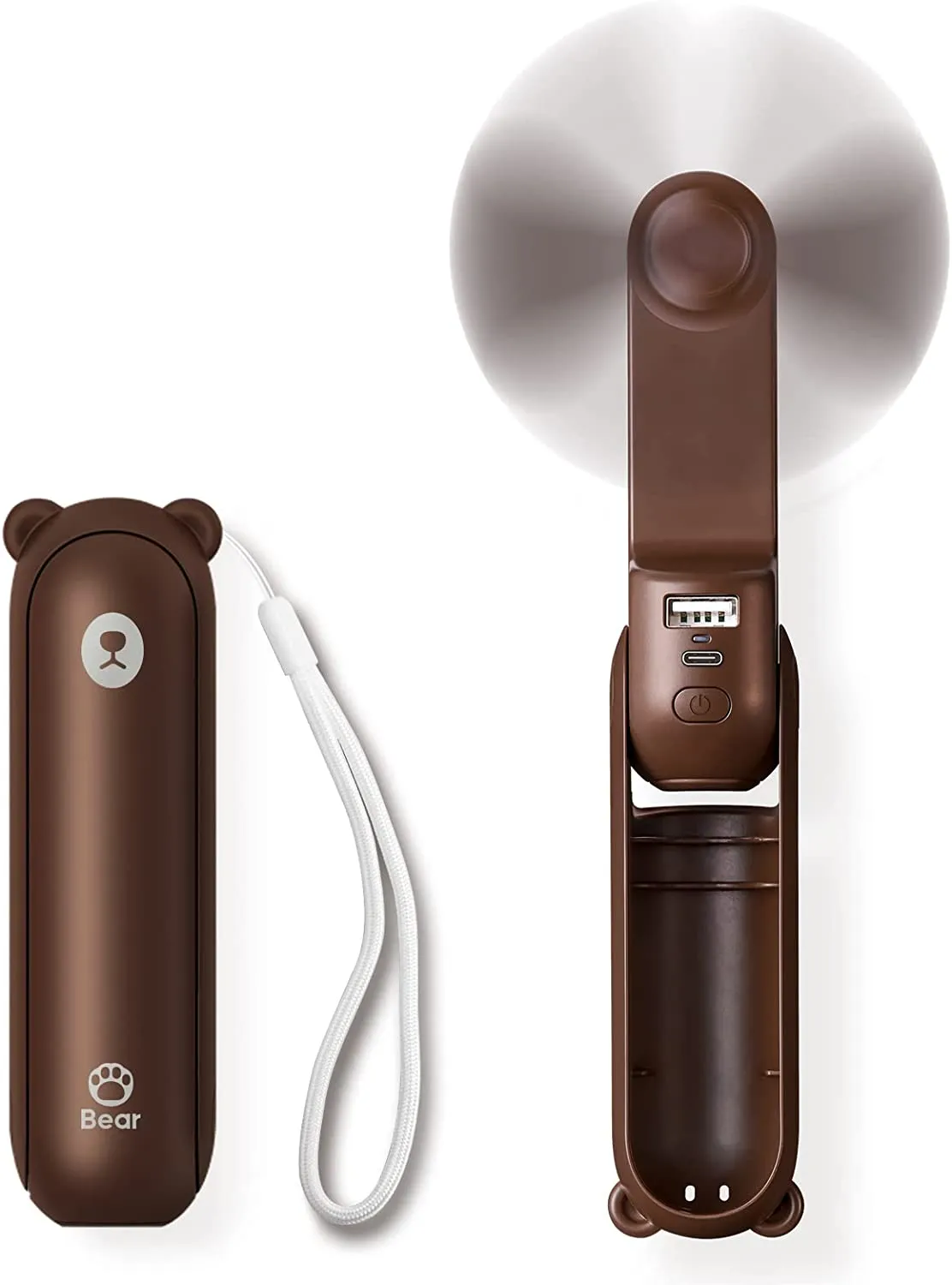 JISULIFE F8 Handheld Mini Fan 2000mAh 3
