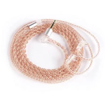 KBEAR 4 Core Silver Plated Copper IEM Cable 1