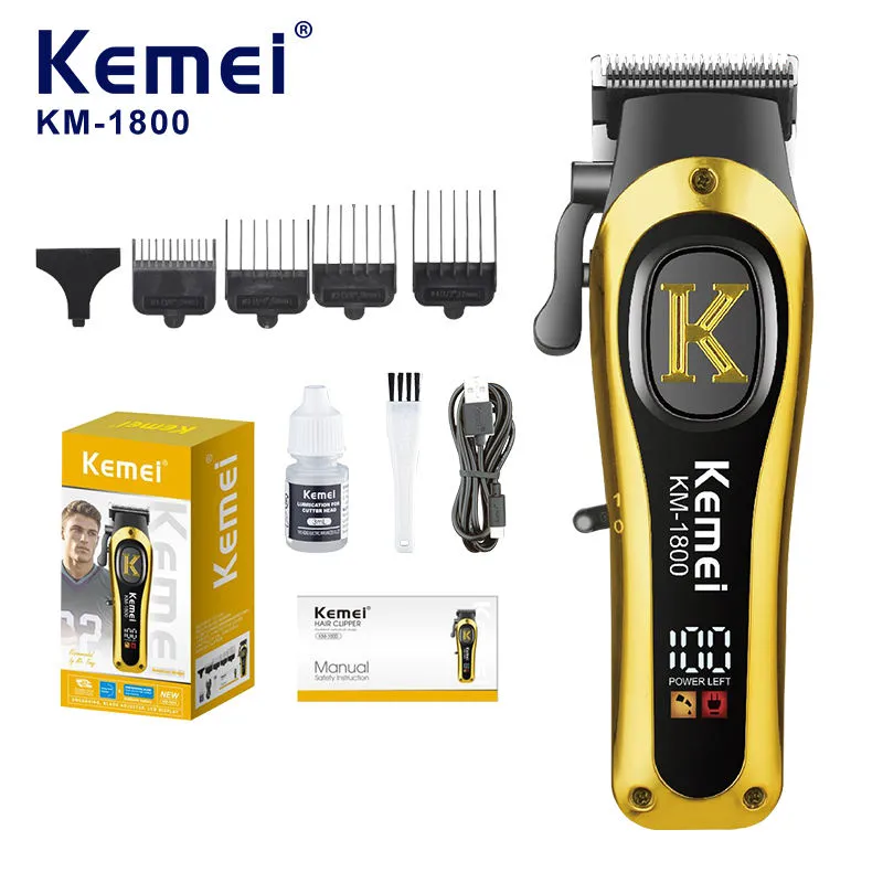 Kemei KM 1800 Rechargeable Beard & Hair Clipper 1