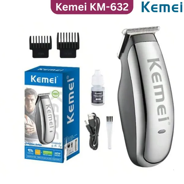 Kemei KM 666C Rechargeable Mini Trimmer 1