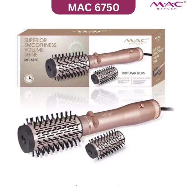 MAC Styler MC 6750 Hair Dryer Brush 2 In 1 Rotating Styler 1
