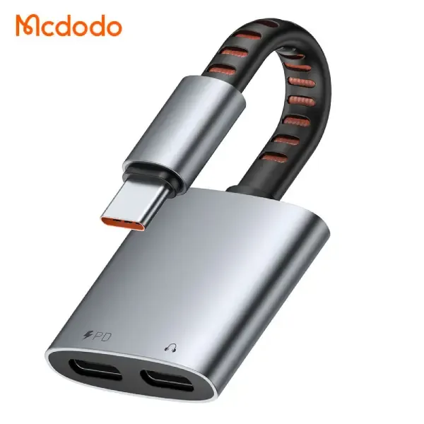MCDODO CA 337 2 in 1 Charging & Audio Adapter