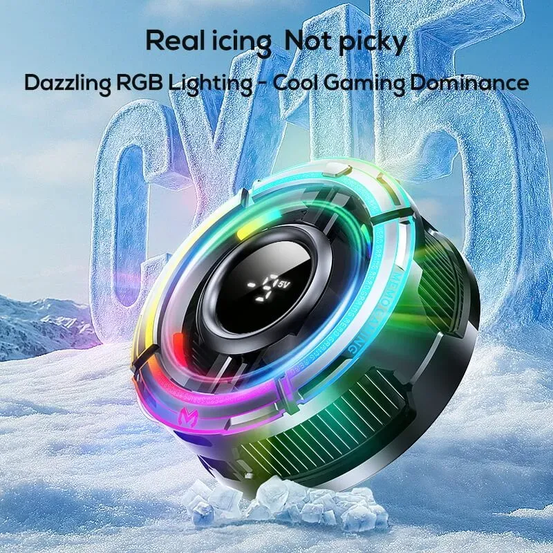 MEMO CX15 Digital Display Mobile Game Cooling Fan 1