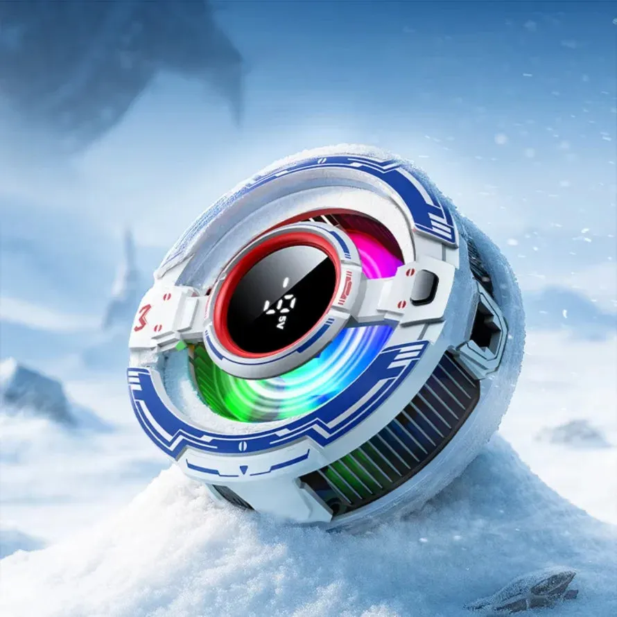 MEMO CX16 Digital Display Mobile Game Cooling Fan 01