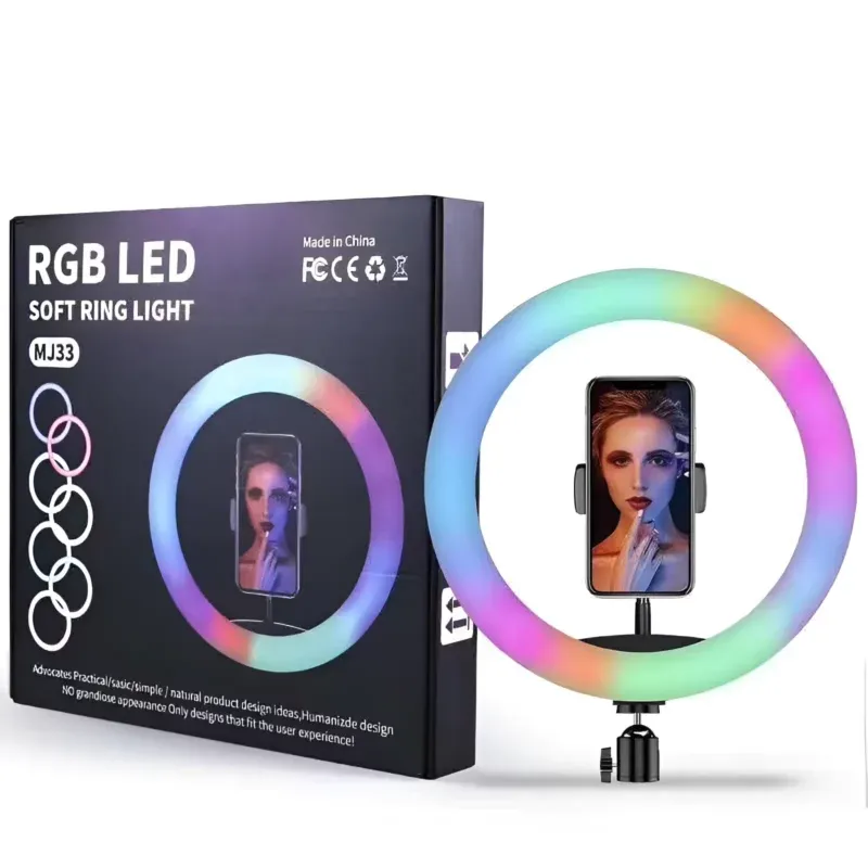 MJ33 RGB LED Soft Ring Light – 13Inch 1