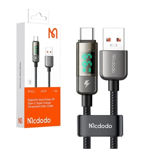 Mcdodo CA-3630 Digital Pro Auto Power Off Type-C Data Cable