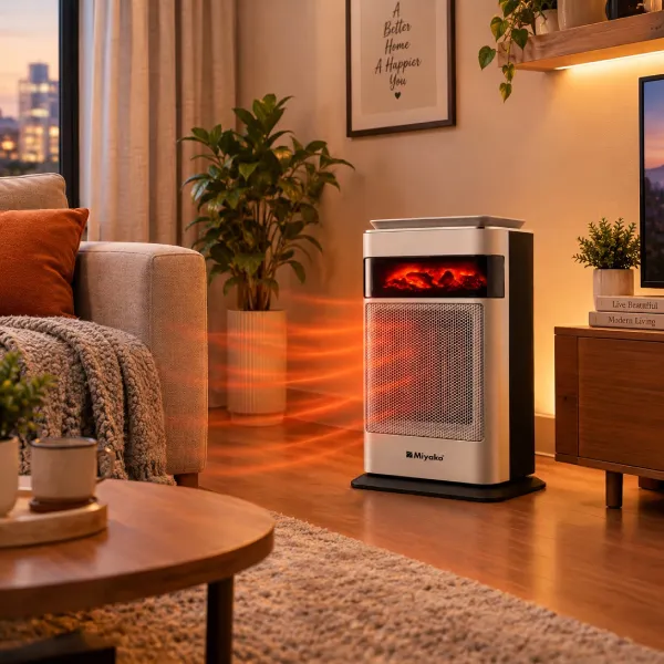 Miyako PTC D1510YL D Fire Place Room Heater