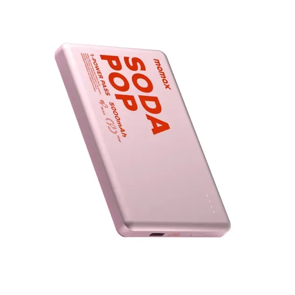 Momax 1 Power 5000mAh Pass Magnetic Wireless Power Bank (Limited Edition)  Soda Pop 1