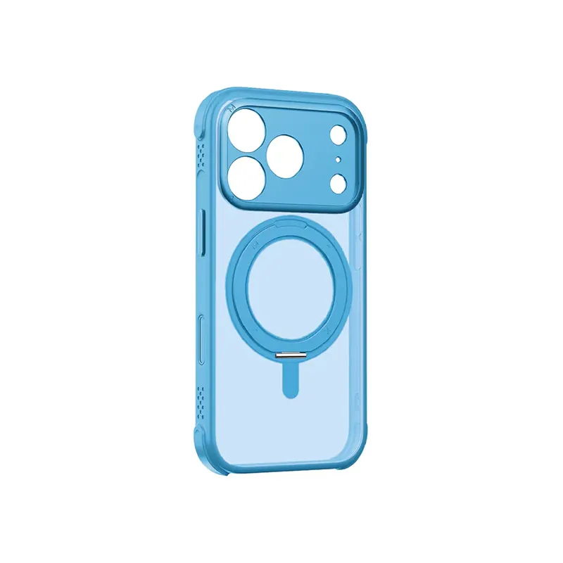 Momax Soma Hoop Magnetic 360° Roller Case IPhone 18 Series Blue 7402