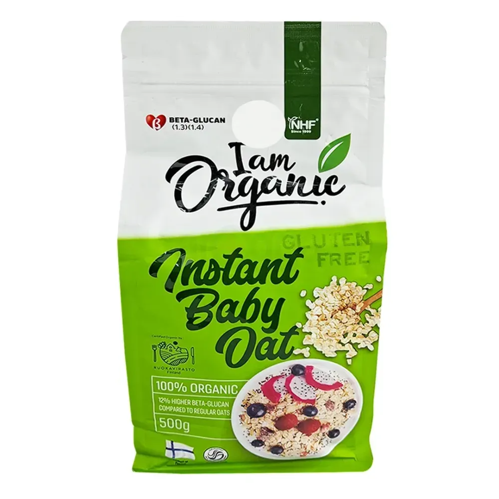 NHF I Am Organic Instant Baby Oats 500g