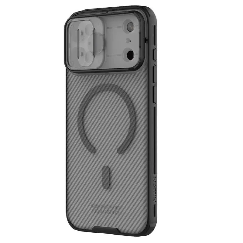 NILLKIN MagSafe With Not Compatible CamShield Pro Case for iPhone 18 pro -Transparent