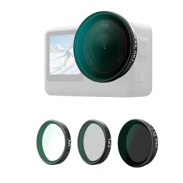 TELESIN S5-FLT-40/41 Filter Kits for DJI Osmo Action 6 - CPL+VND+UV / S5-FLT-41