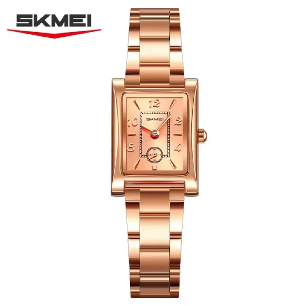 SKMEI 2570 Luxury Business Ladies Wristwatch - Rose Gold