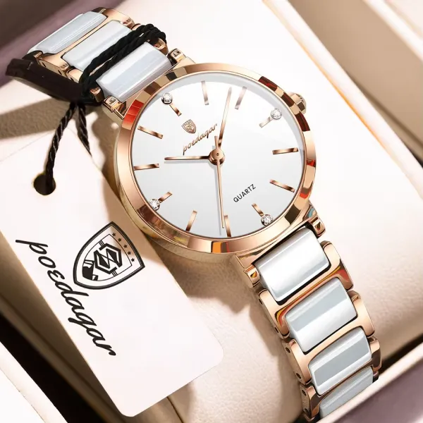 POEDAGAR 505 Fashion Women Watches - White
