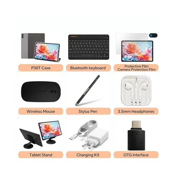 Teclast P30T 10.1 Inch Unisoc T606 Tablet with All-in-one KIT - selected variant