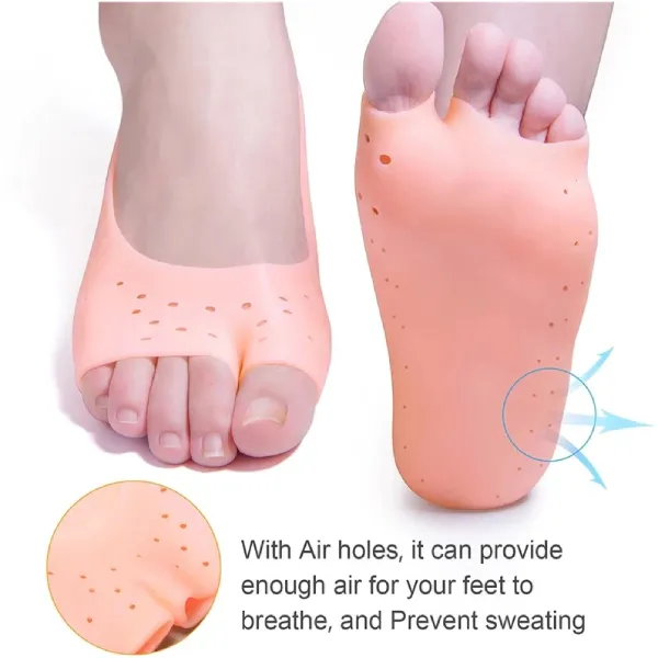 Silicone Moisturizing Gel Socks Set - selected variant