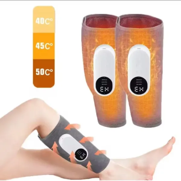 Smart Cordless Calf Air Compression Massager with Soothing Heat - selected variant