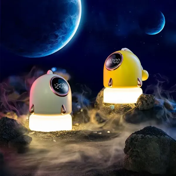 Spaceship Clock Projection Lamp by ABS LED | DC5V Night Light - selected variant