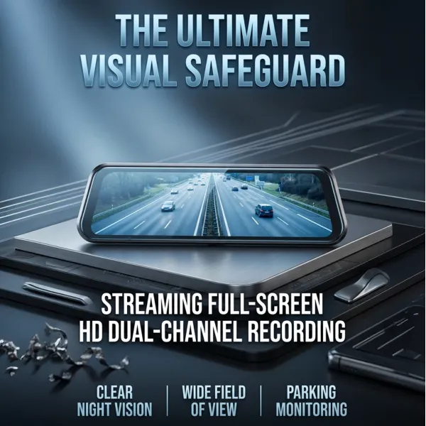Blisbond A17 9.66‑inch HD Full Touch Streaming Mirror - selected variant