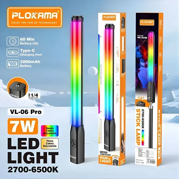 Plokama VL-06 Pro RGB Light Stick - selected variant
