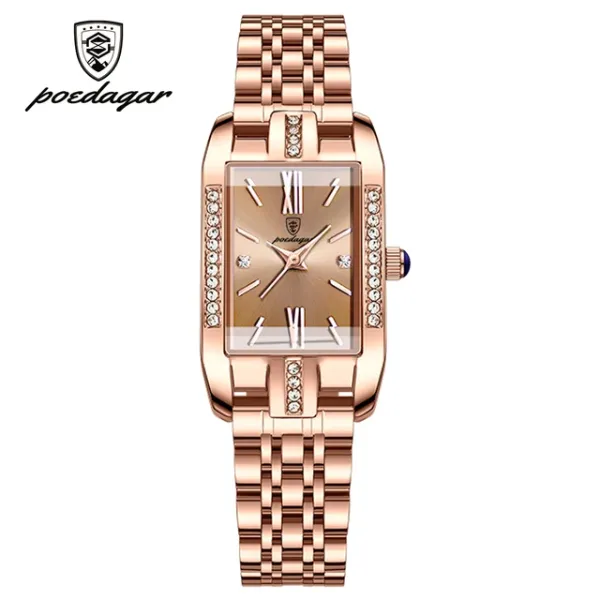 Poedagar 365 Women Watch - Rose gold