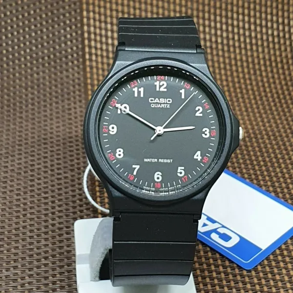 Casio MQ-24-1BLDF Analogue Black Dial Resin Strap Unisex Watch - selected variant