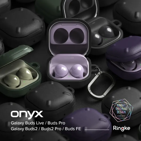 Ringke Onyx Case for Galaxy Buds FE, Buds 2 Pro, Buds 2, Buds Pro, Buds Live - selected variant