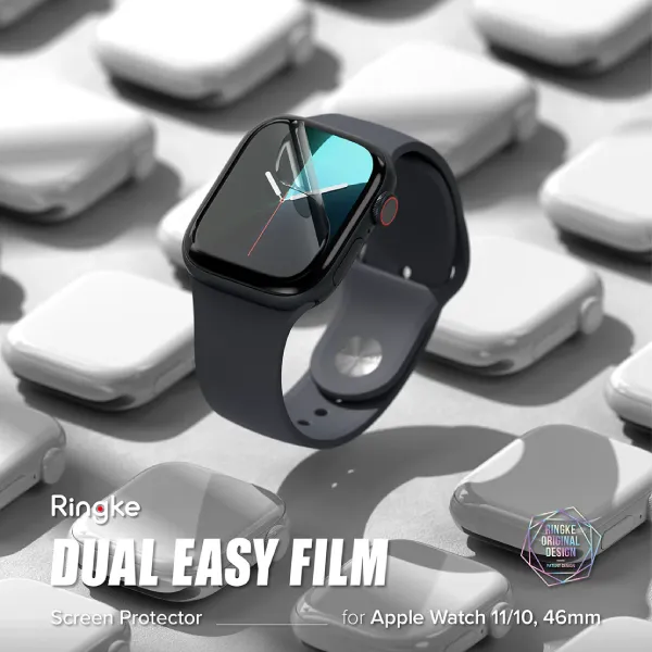 Ringke Dual Easy Film Pro for Apple Watch Series 11/10 46mm Screen Protector - selected variant