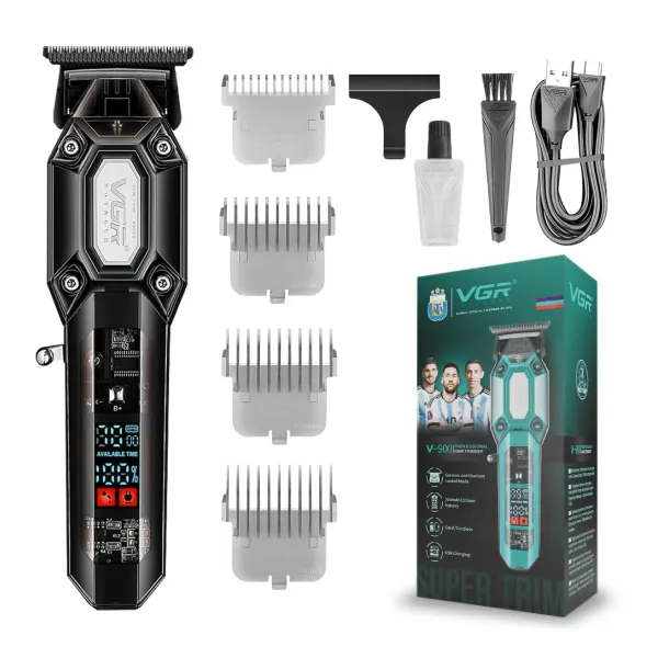 VGR V-900 Professional Hair & Beard Trimmer - Black