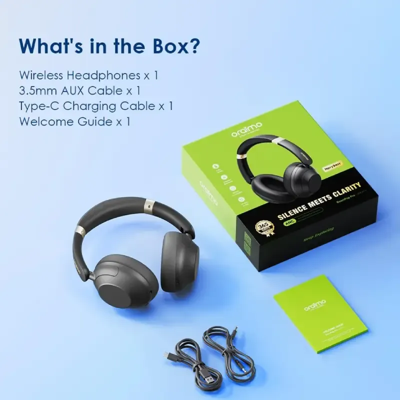 Oraimo BoomPop Pro OHP 917 Hybrid ANC Headphone image 2