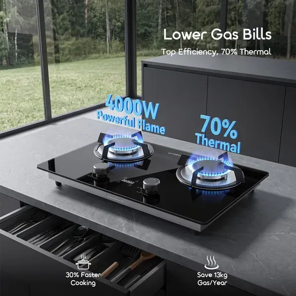 Oraimo FlameSaver D1 Efficient Safe EGas Hob 1