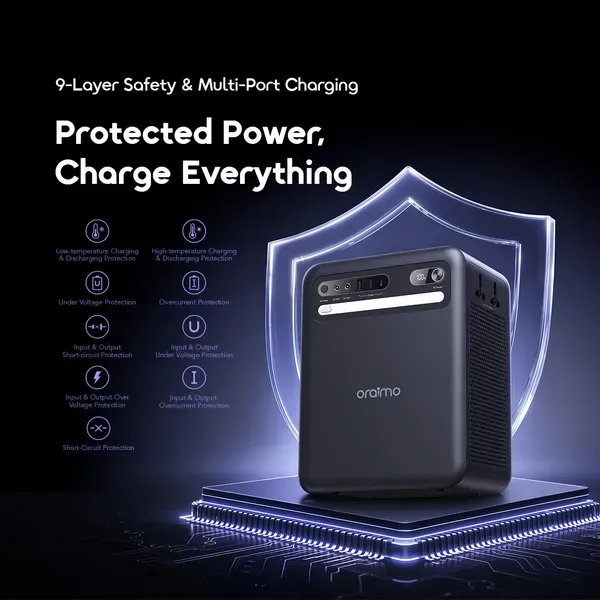 Oraimo PowerStation 2 1000Wh Reliable All In One PowerStation 2