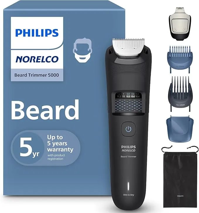 Philips BT5785 40 Norelco Beard Trimmer 5000 Series Beard styling 1