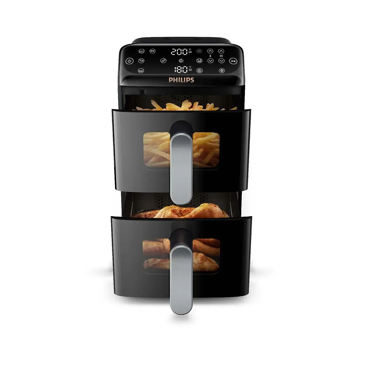 Philips NA461 09 4000 Series  Stacked Dual Basket Air Fryer 10 Liter