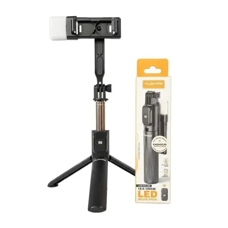 Plokama Live-K6 2-in-1 Selfie Stick and Tripod