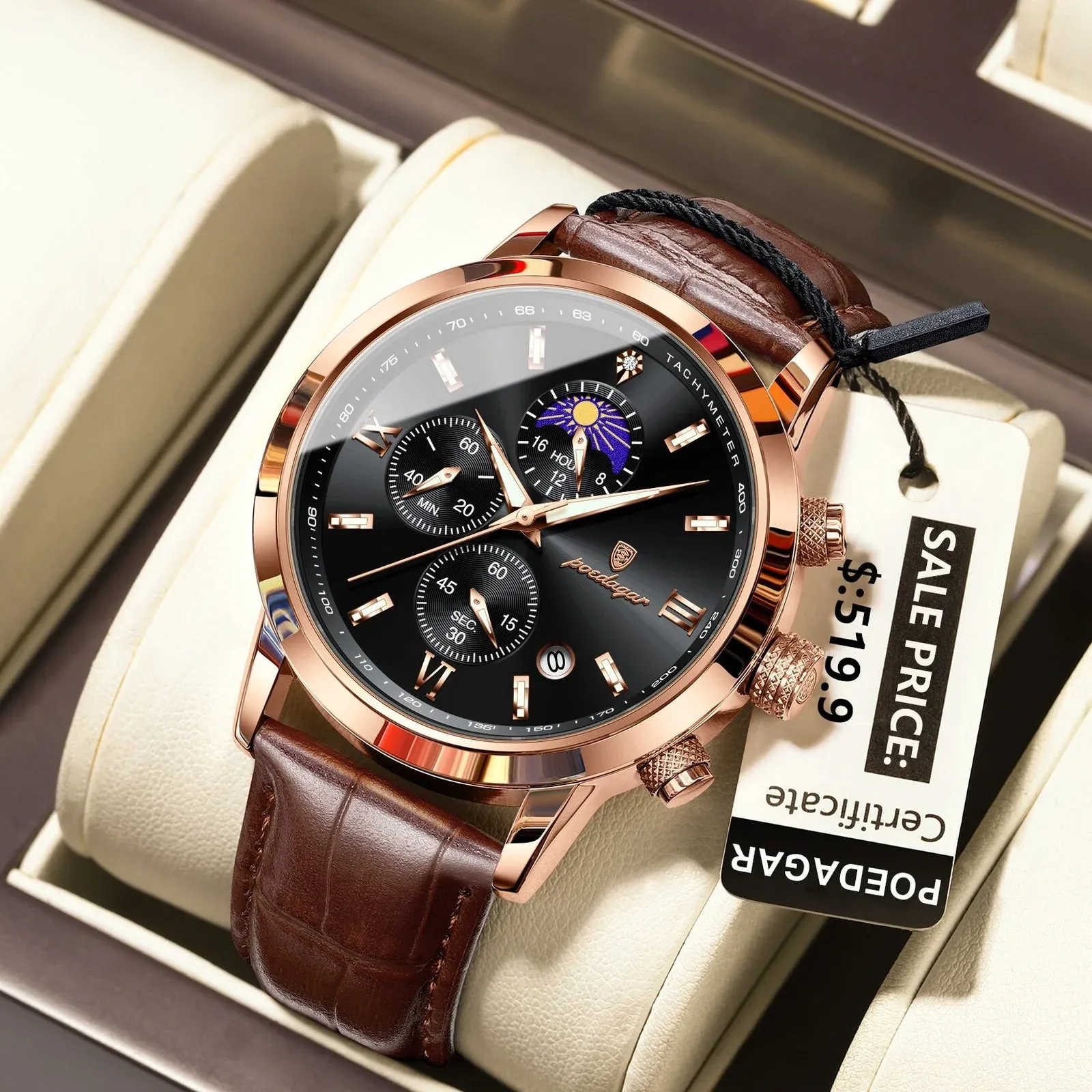 Poedagar 882L Men's Watch