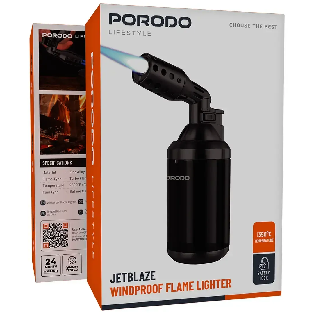 Porodo Lifestyle Jet Please Windproof Flame Lighter 1