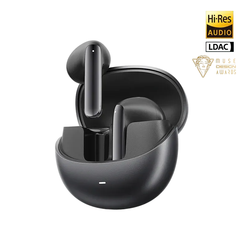 QCY AilyBuds Pro Plus LDAC Wireless Hi-Res Audio Earbuds - Black