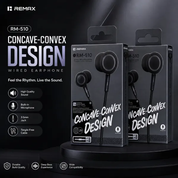 REMAX RM-510 High Performance Earphones - selected variant