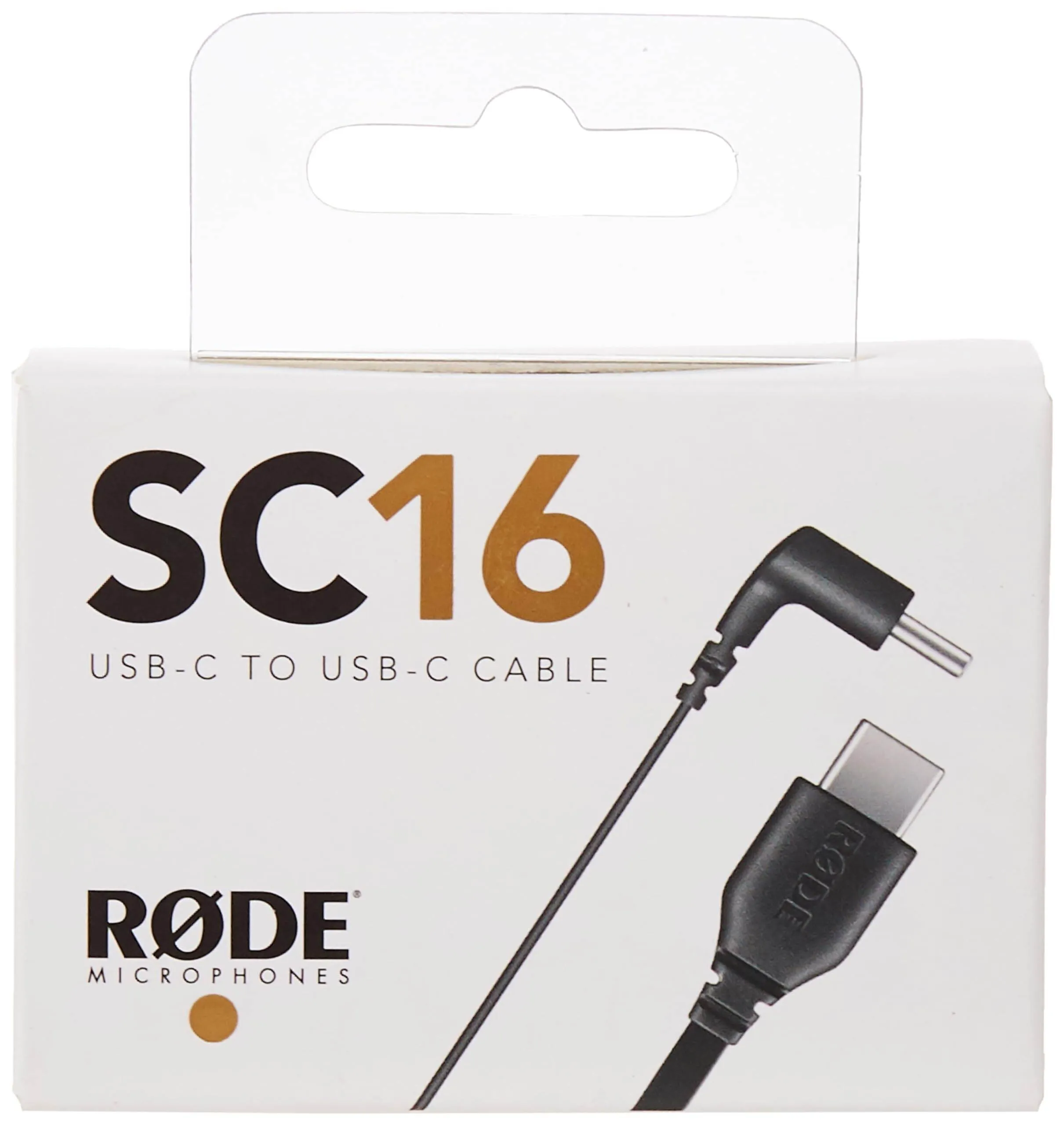 RODE SC16 Straight USB Type C to Right Angle USB Type C Cable 1