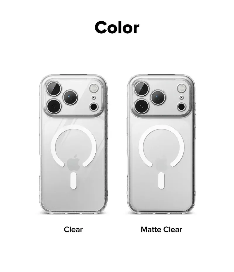 Ringke Fusion Magnetic Clear Case for iPhone 17 Pro & iPhone 17 Pro Max 1