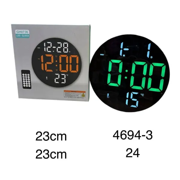 Round Digital Wall CLOCK Camera GH0736 - selected variant