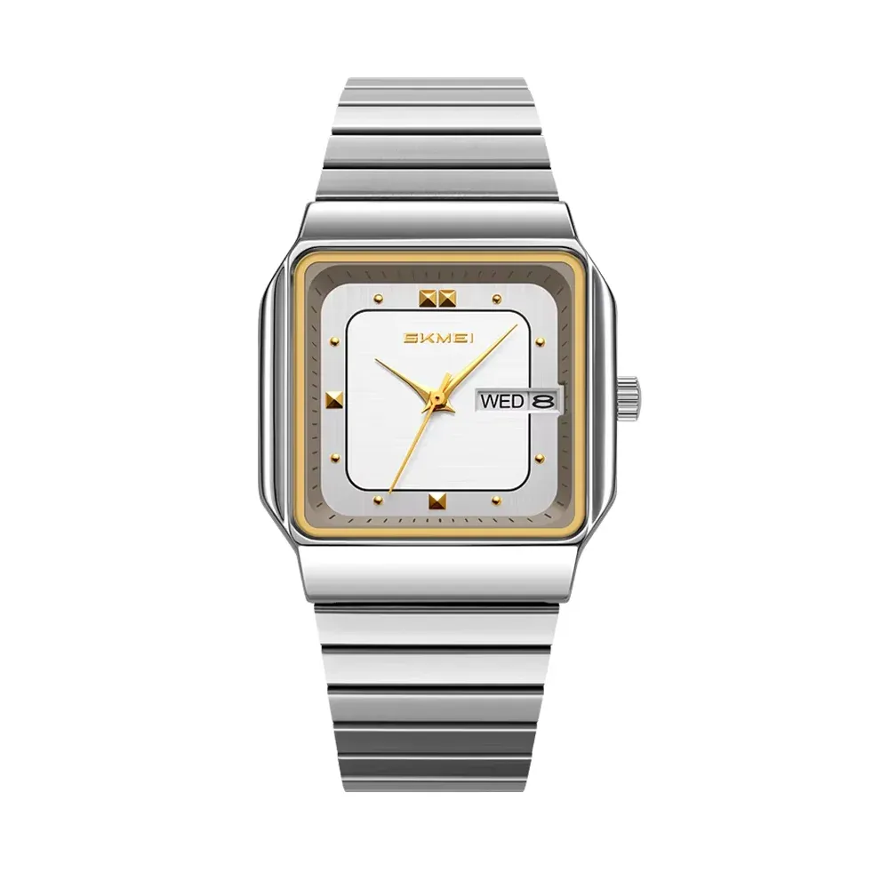 SKMEI 9414  Gold White