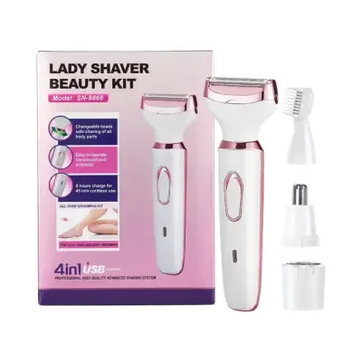 SN 8866 Profession Lady Shaver Beauty Kit 4 In 1 1