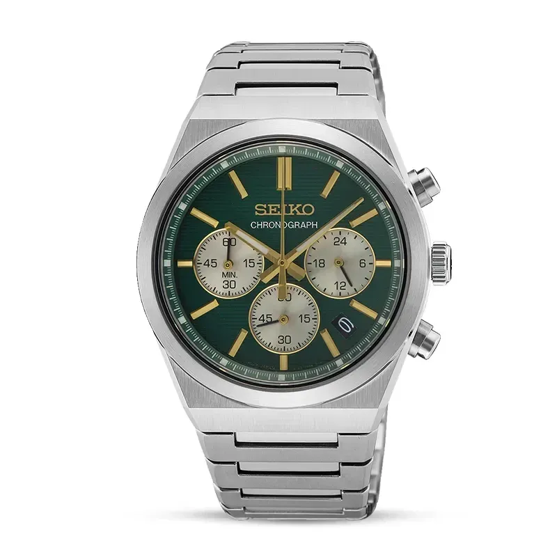 Seiko SSB455 Men's Quartz Chronograph Watch with Sapphire Crystal (40mm) 3