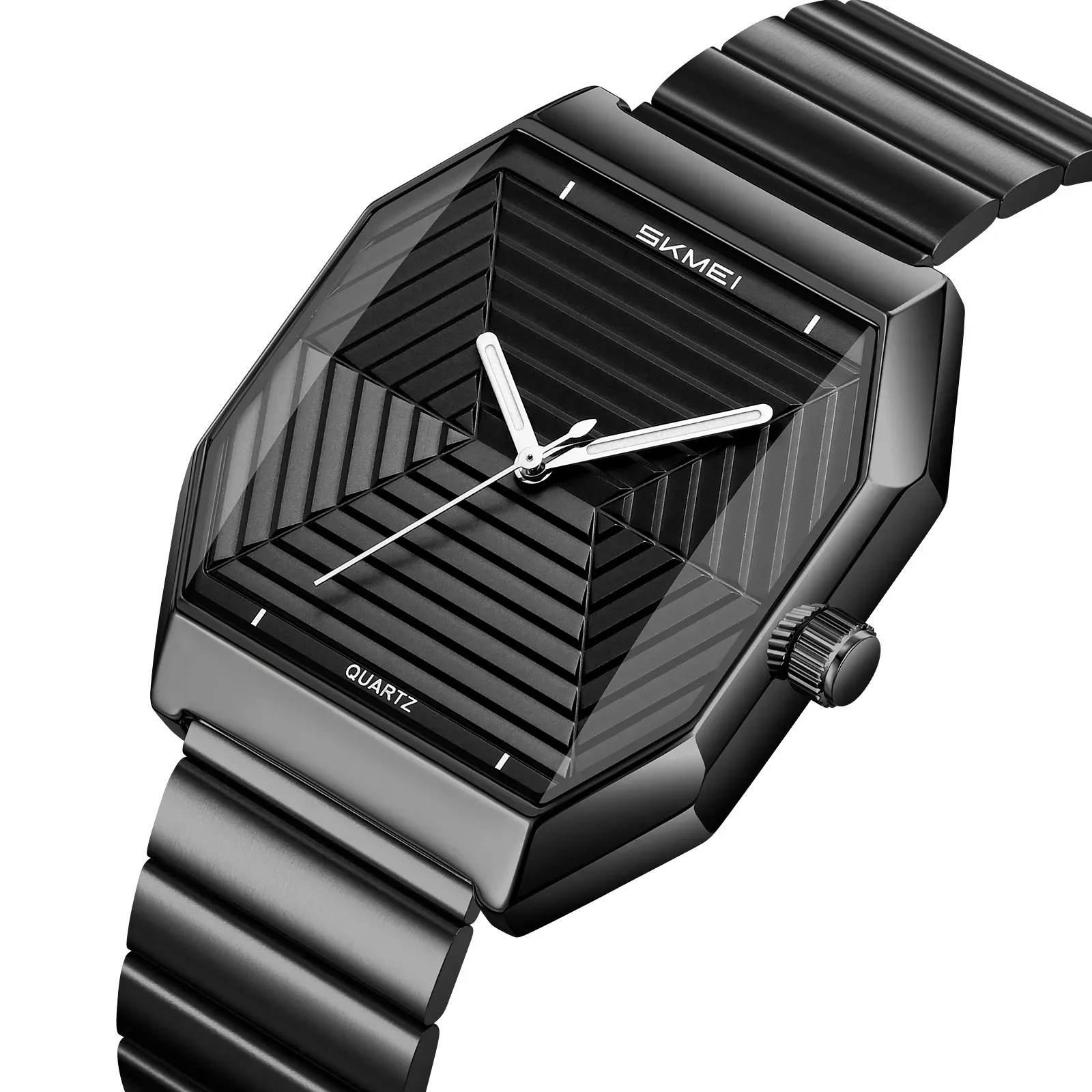 Skmei 9393 Unique Watch Black